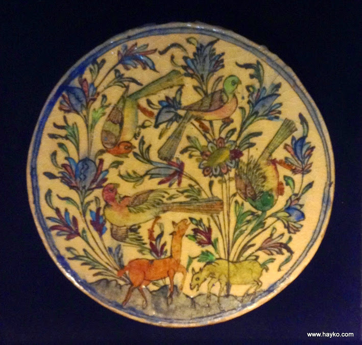 Iran-Persia-Hand-Painted-Pottery-Glazed-Ceramic-Tile1
